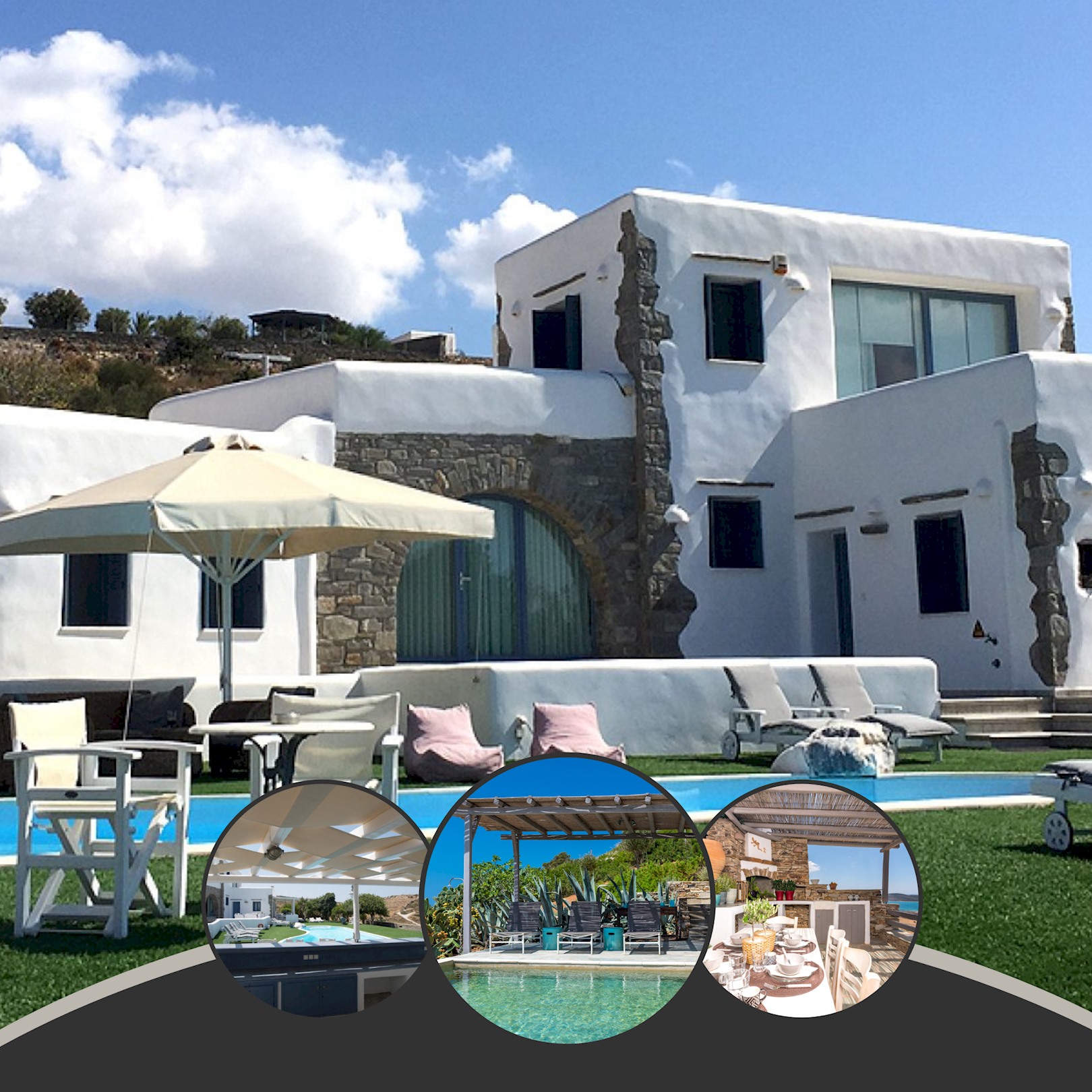 5BR Grande Villa Laura Pool & Basket & Tennis court