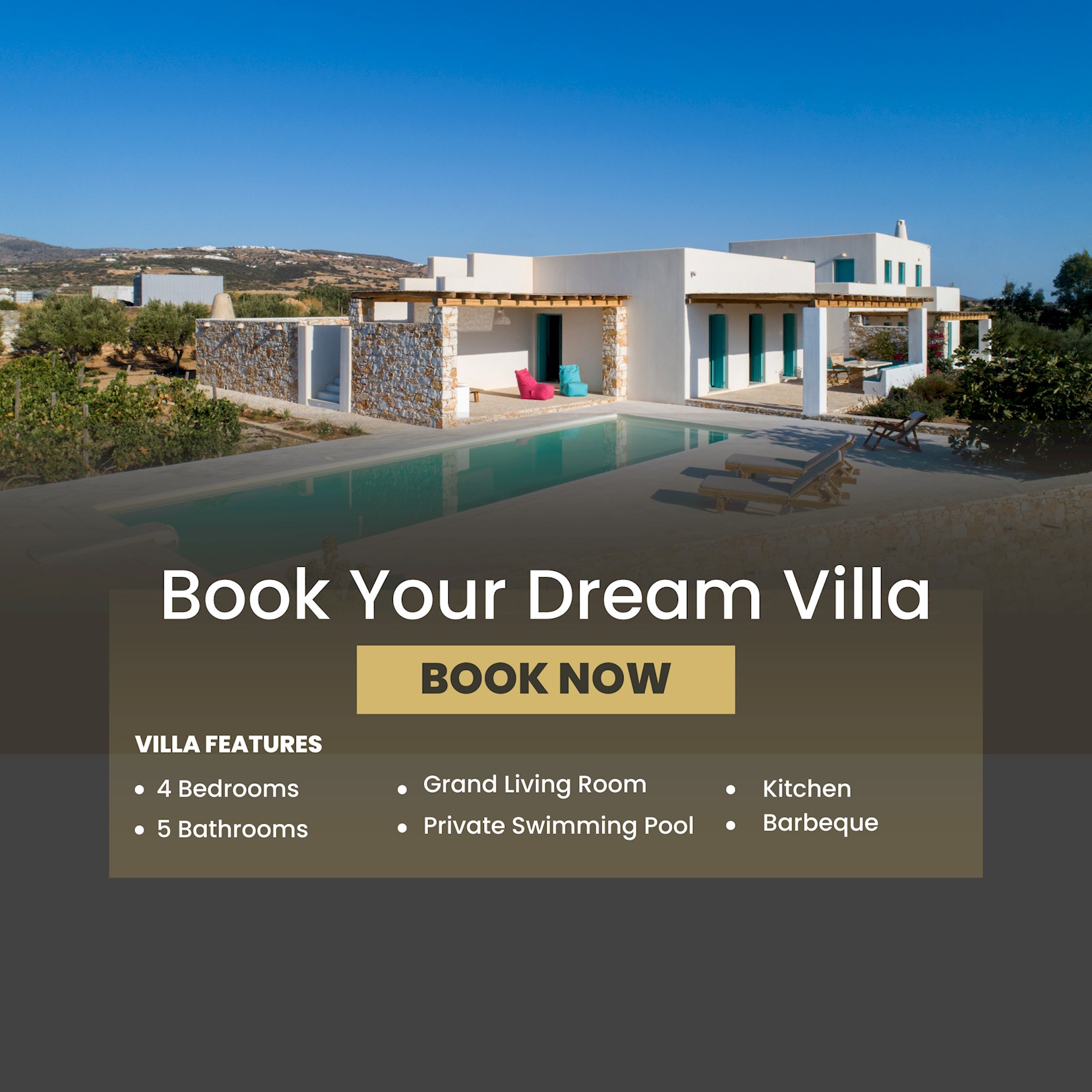 Quality Brand Villa | Luxury Aegean Hideaway Paros