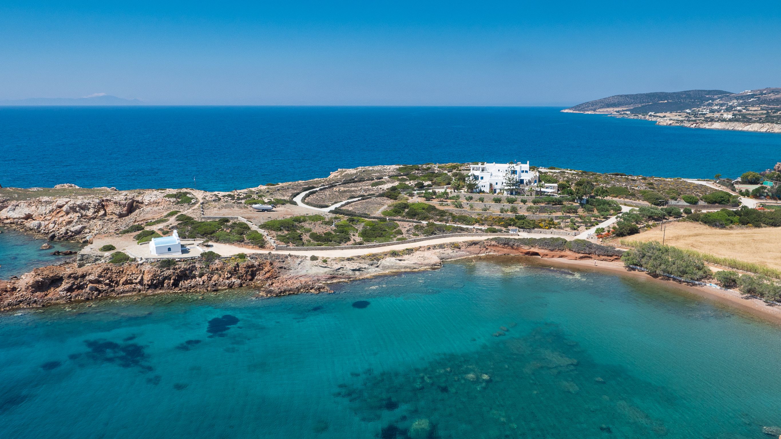 Majestic Paros Summer Martineli Estate. Private Beach Cape!