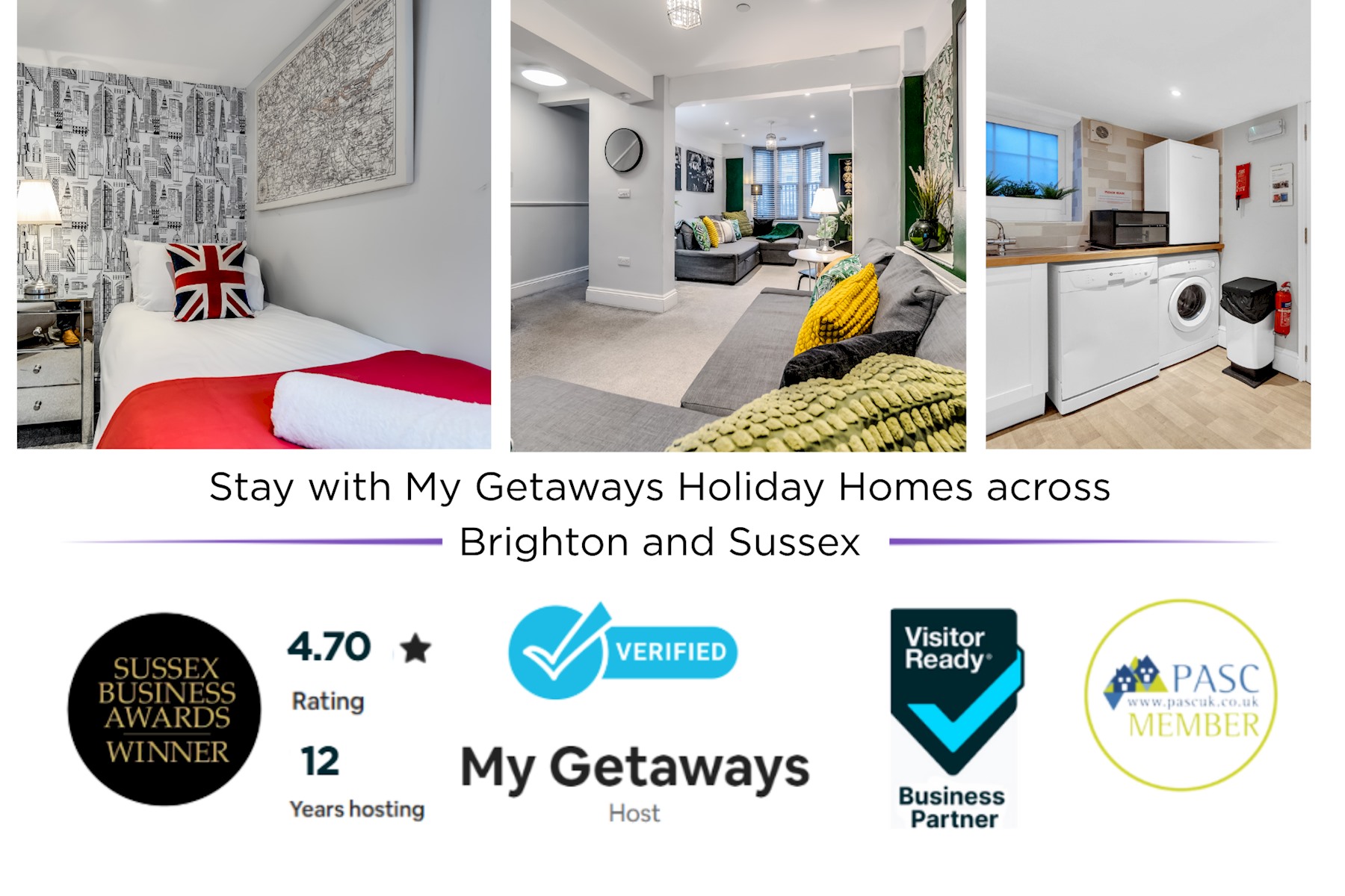 Central Pier Place | By My Getaways in 15 Charles Street, Brighton BN2 1TG - Property image 3 - VivreStays