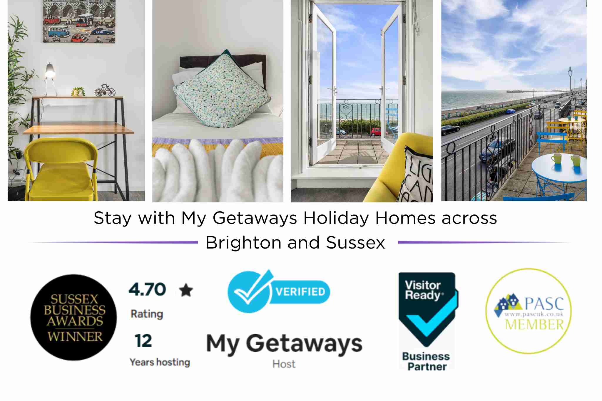 Cheeky Chappie with Sea Views in Flat C, 160 Marine Parade, Brighton BN2 1EJ - Property image 3 - VivreStays