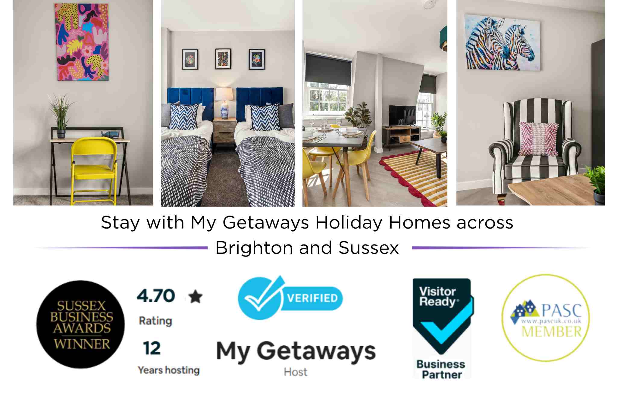 View Buzzing Brighton Apartment 5 | By My Getaways in Flat 5, 33 Richmond Place, Brighton BN2 9NA Buzzing Brighton Apartment 5 | By My Getaways in Flat 5, 33 Richmond Place, Brighton BN2 9NA - Property image 3 - VivreStays