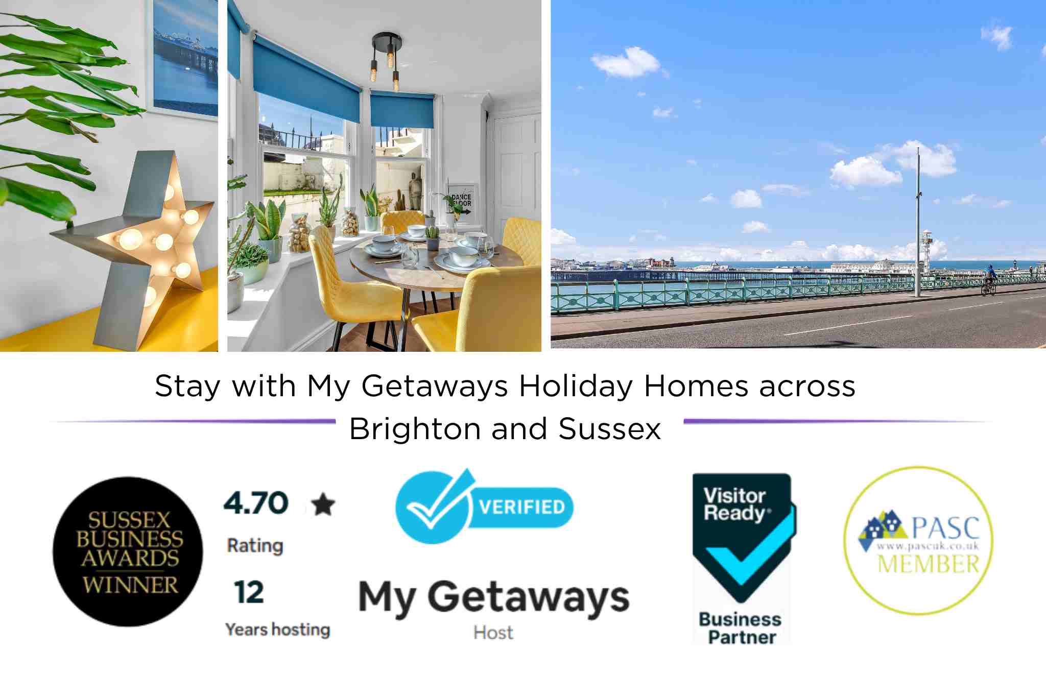 View Seaside Gem Apartment | By My Getaways in Lennox House, 40A Marine Parade BN2 1TR Seaside Gem Apartment | By My Getaways in Lennox House, 40A Marine Parade BN2 1TR - Property image 2 - VivreStays