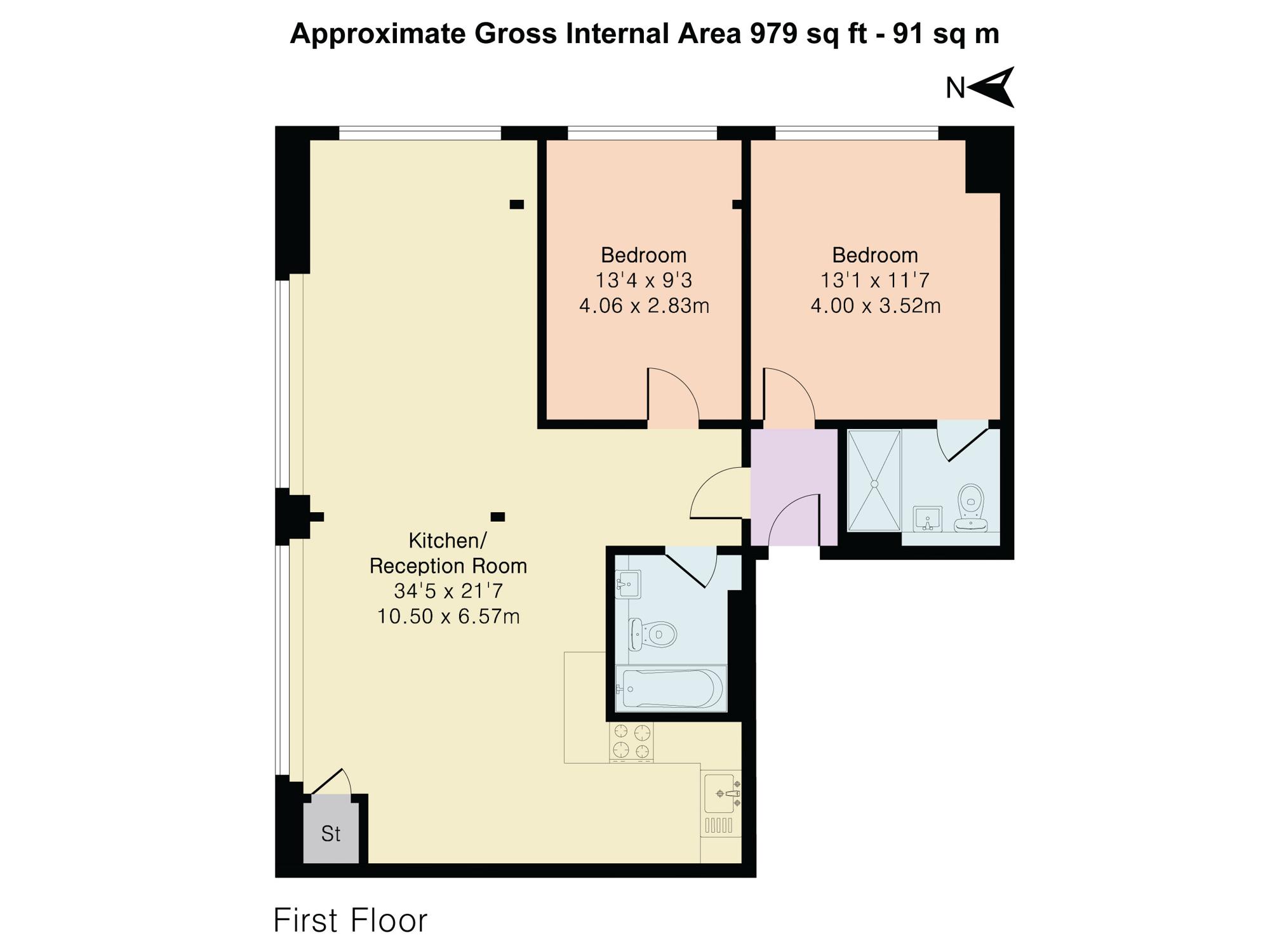 View Contemporary Central London Flat - Pass the Keys in 70 Maltings place, 169 Tower Bridge Rd SE1 3LJ Contemporary Central London Flat - Pass the Keys in 70 Maltings place, 169 Tower Bridge Rd SE1 3LJ - Property image 26 - VivreStays
