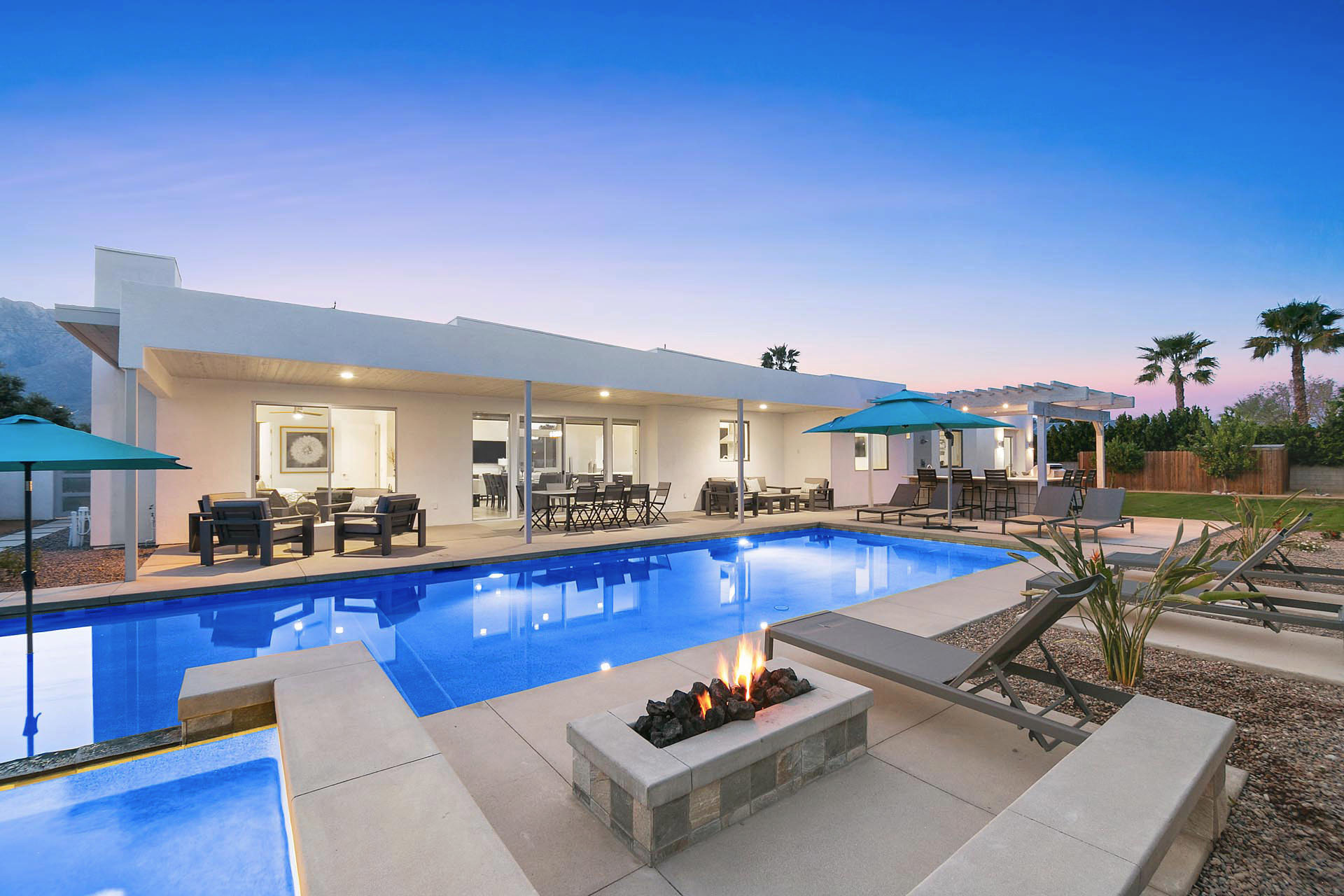 Roxy Palm Springs Desert Vibes at this 6 Bedroom Pool Pad!