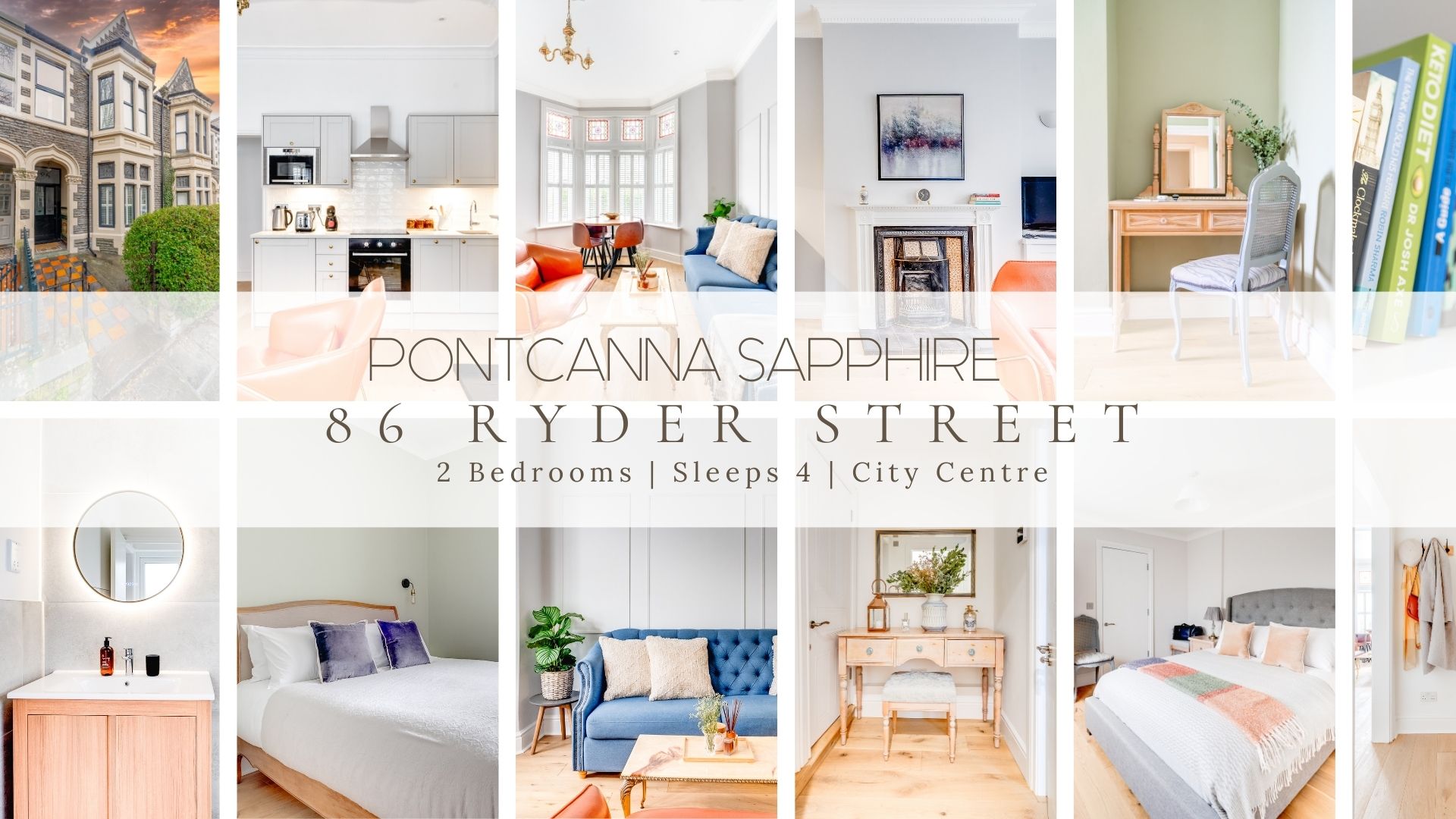 The Pontcanna Sapphire 2-Bed Haven serviced apartment - UK - VivreStays
