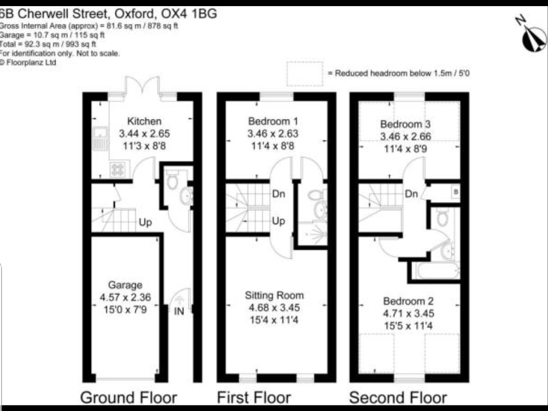 The St Clements Townhouse 3 Bedroom Bijou central in 6b Cherwell Street OX4 1BG - Property image 20 - VivreStays