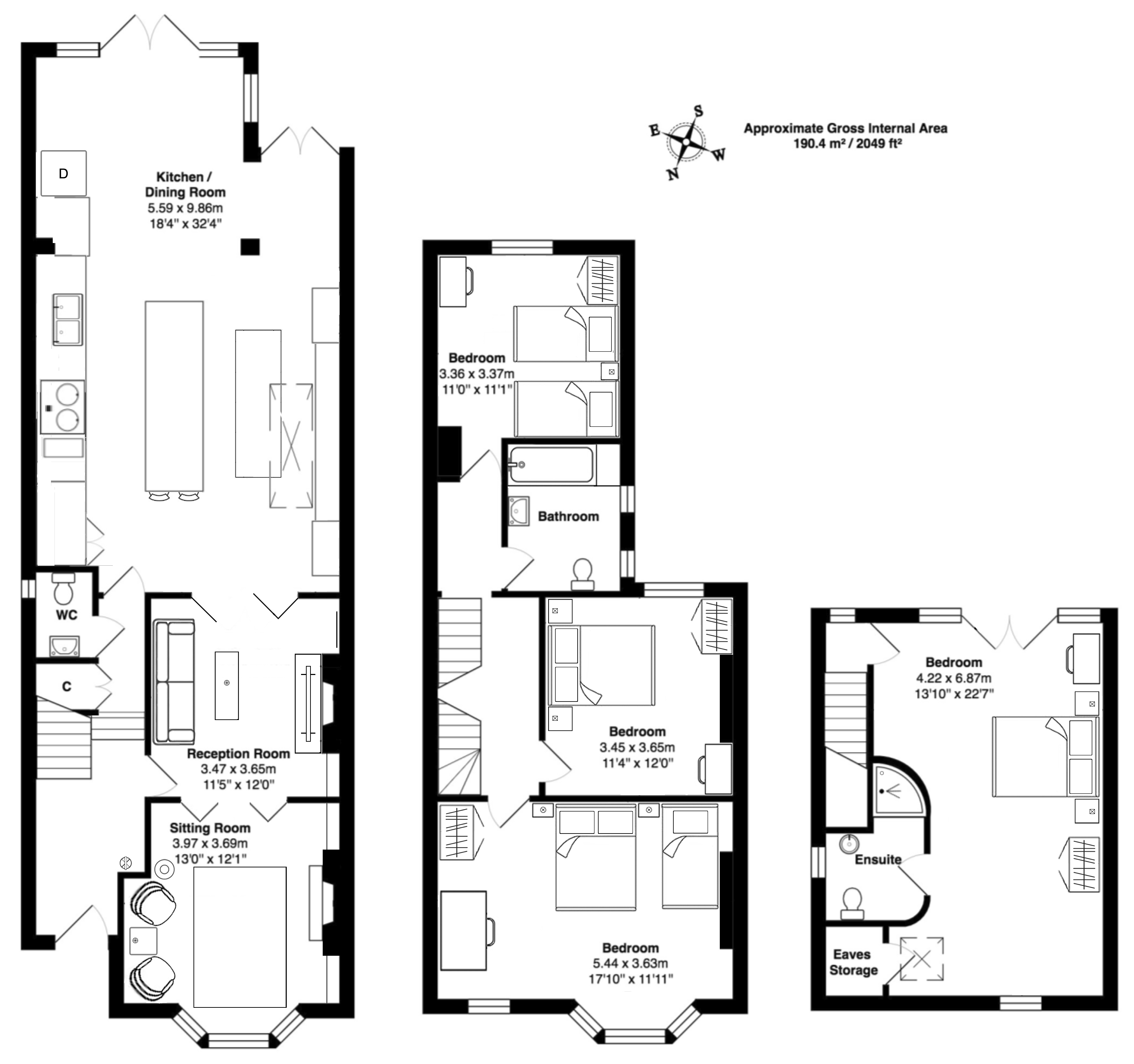 View Summertown 4-BR Family Home - Bright & Spacious in 1 Thorncliffe Road OX2 7BA Summertown 4-BR Family Home - Bright & Spacious in 1 Thorncliffe Road OX2 7BA - Property image 6 - VivreStays
