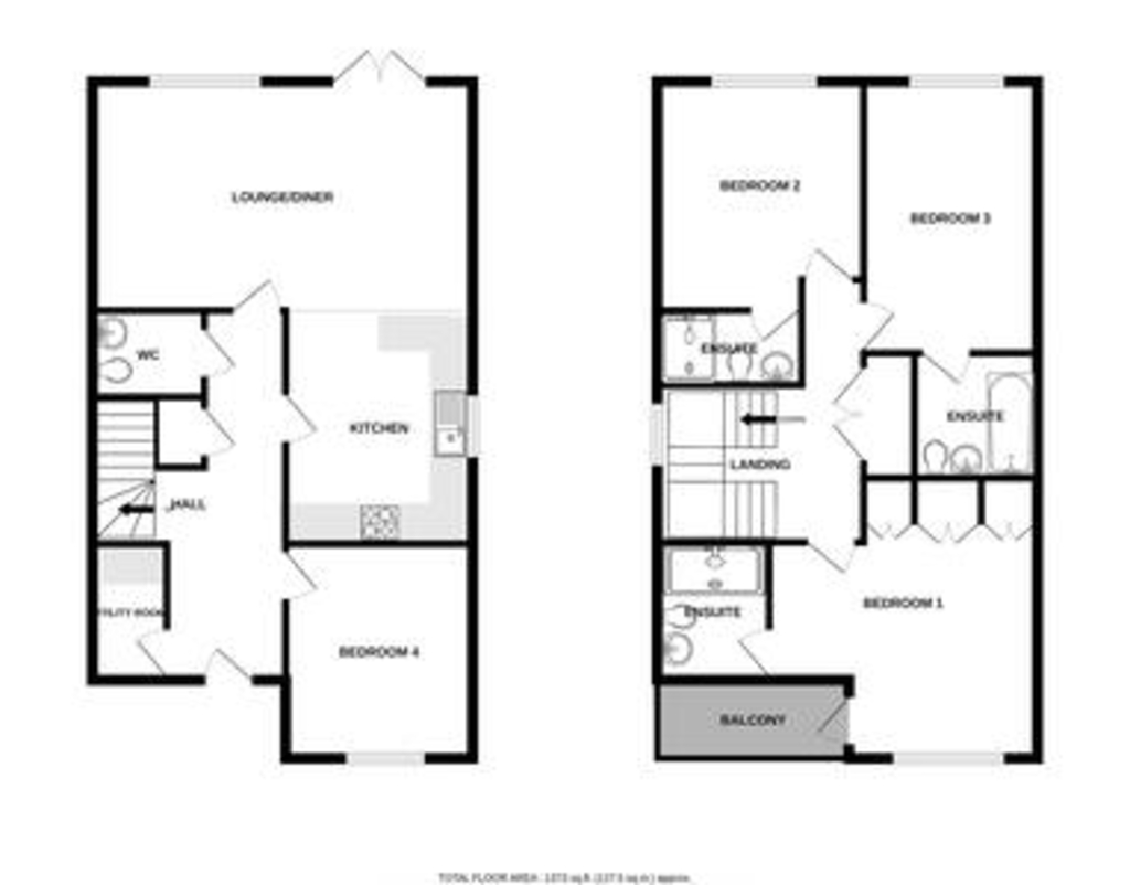 Stylish 4-BR House with 3 Ensuite & Free Parking