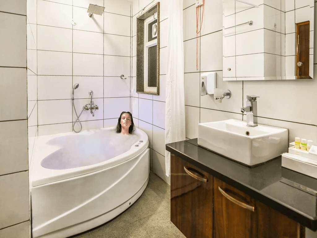 "Immerse yourself in a world of relaxation and indulgence - where the soothing waters of your Jacuzzi melt away your stress and rejuvenate your senses."