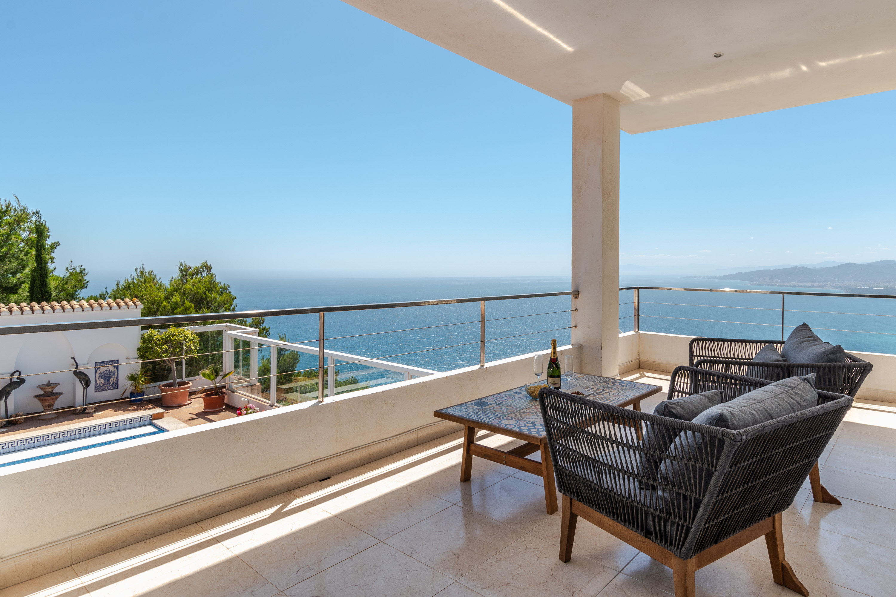 CERRO GORDO luxury 4 bedroom villa with spectacular views of coast and 