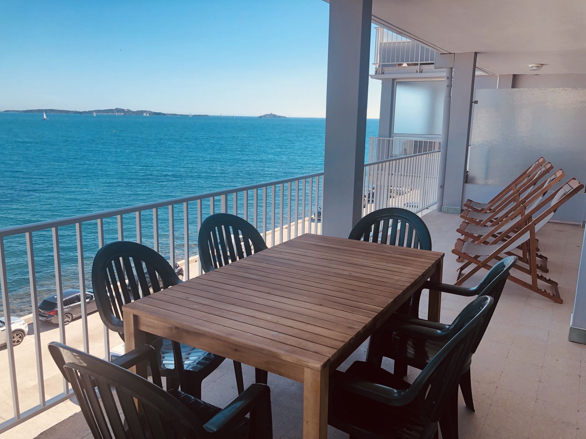 Appartement 68 m2, Corniche des Baux Sanary, Terrasse splendide vue mer