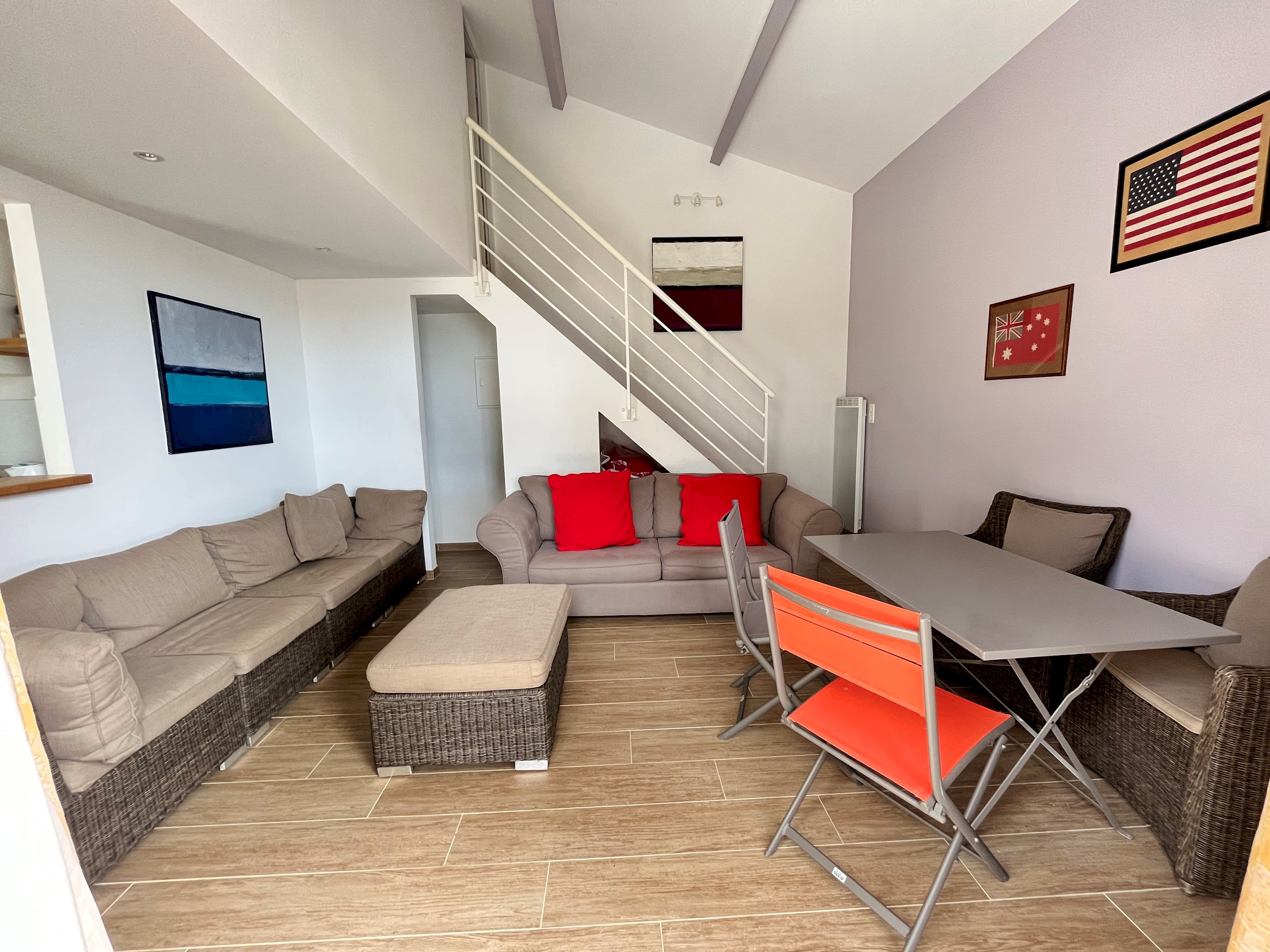 Villa club, 1 chambre, terrasse, vue mer, wifi