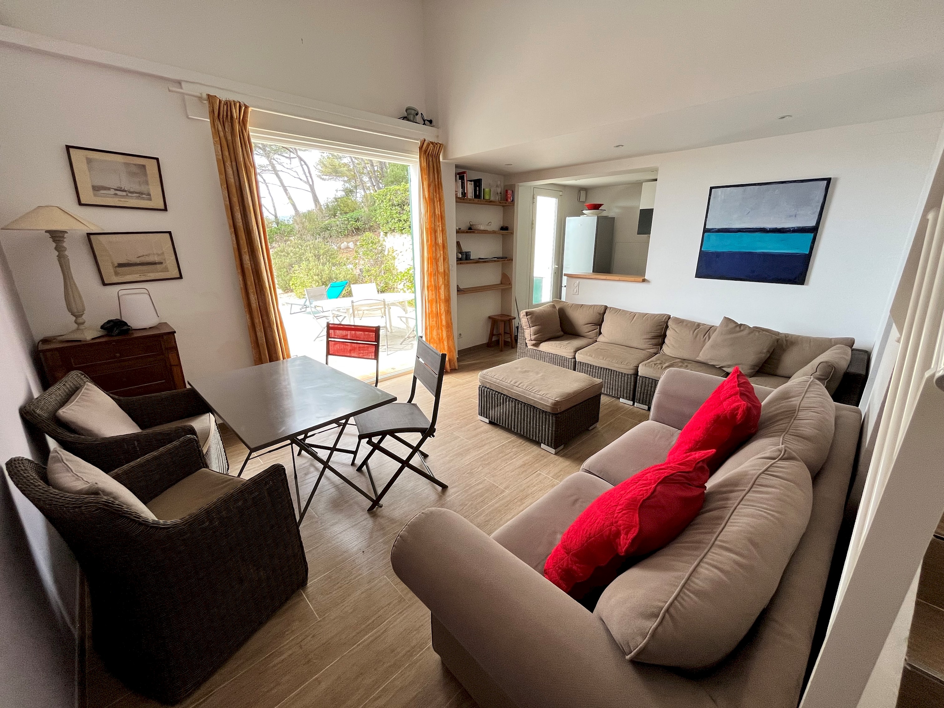 Villa club, 1 chambre, terrasse, vue mer, wifi