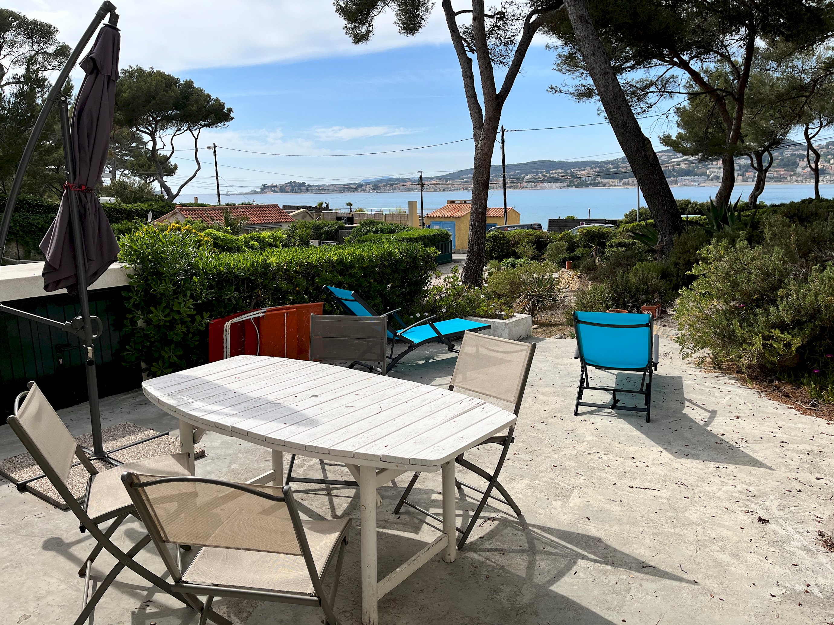 Villa club, 1 chambre, terrasse, vue mer, wifi