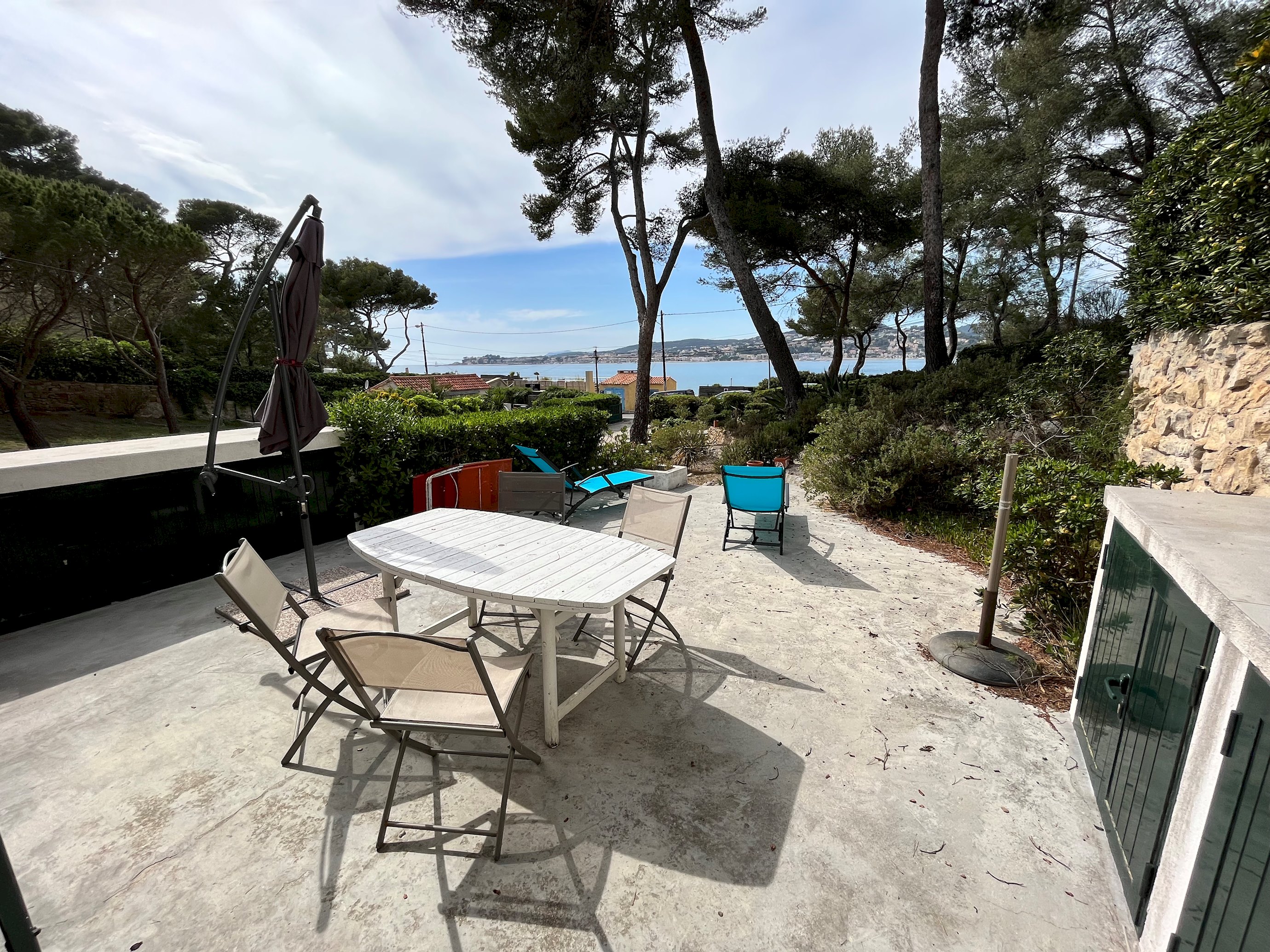 Villa club, 1 chambre, terrasse, vue mer, wifi