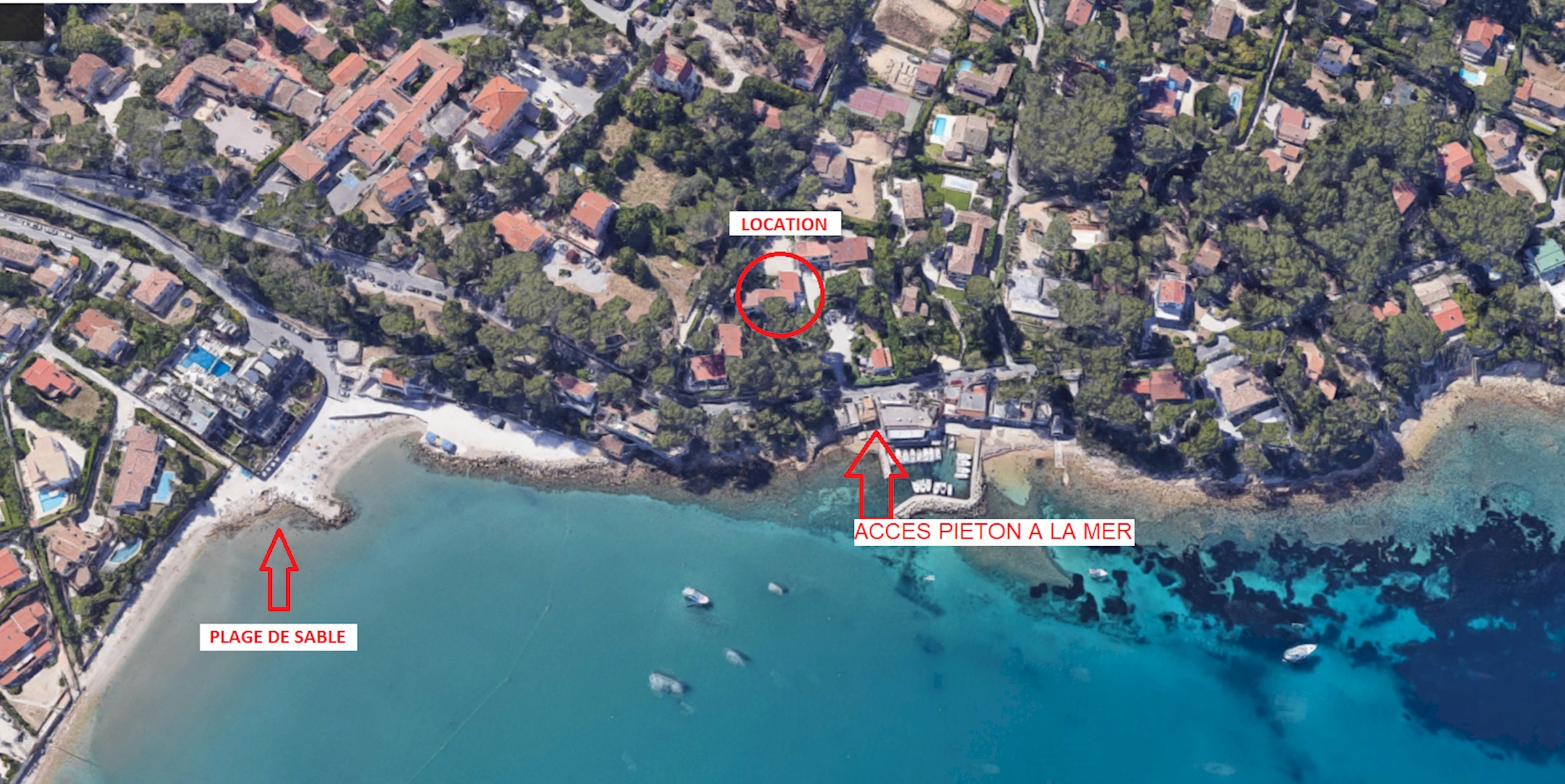 Villa club, 1 chambre, terrasse, vue mer, wifi