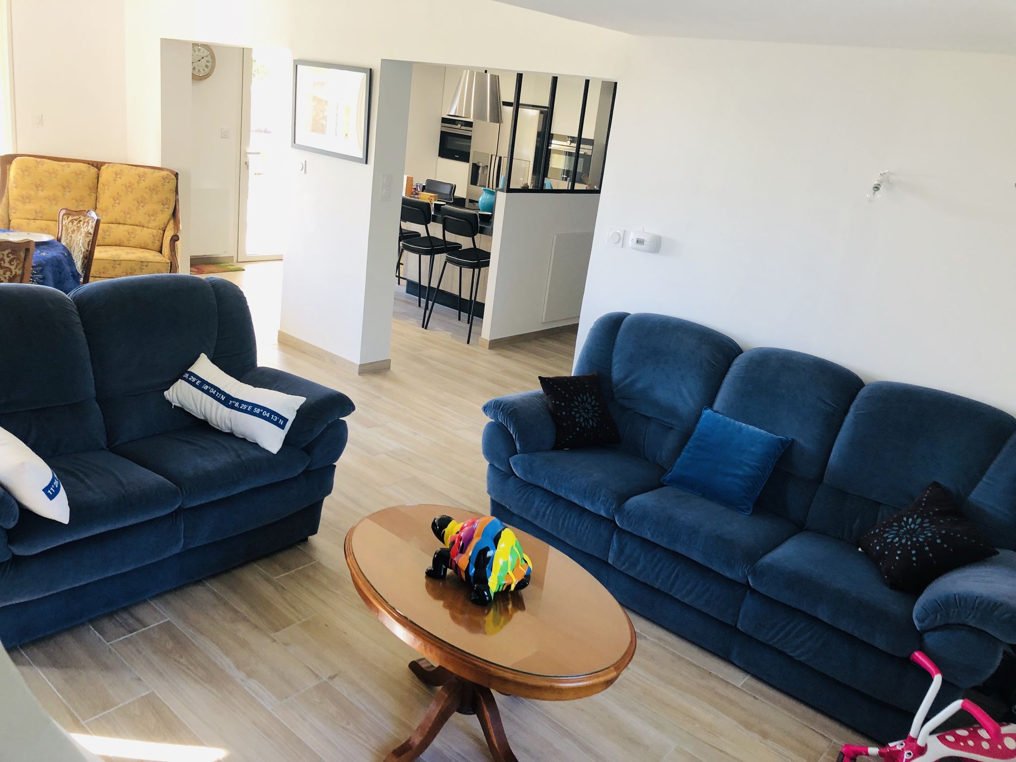 Villa 3 chambres, clim, piscine, rénovée, vue mer