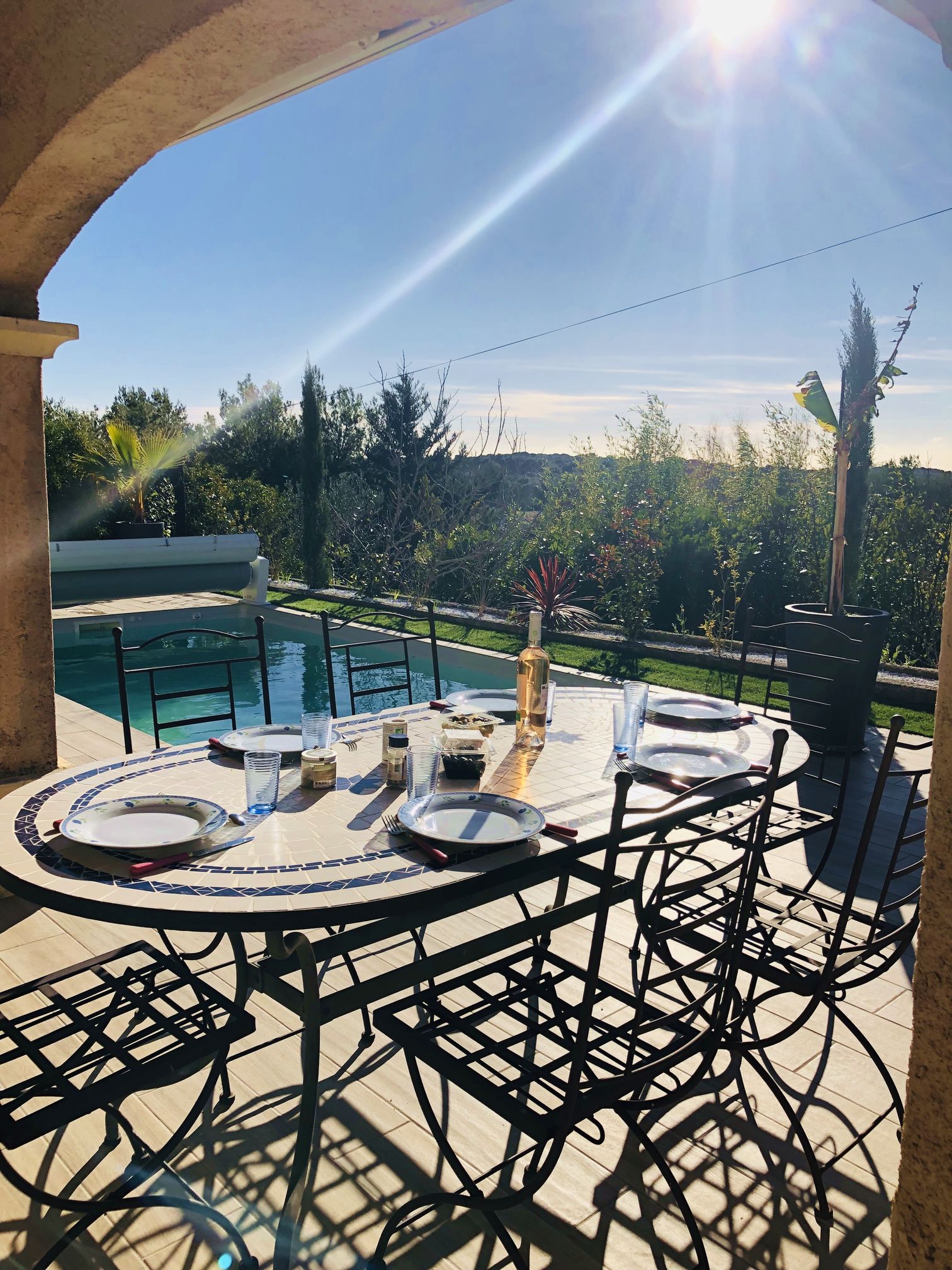 Villa 3 chambres, clim, piscine, rénovée, vue mer