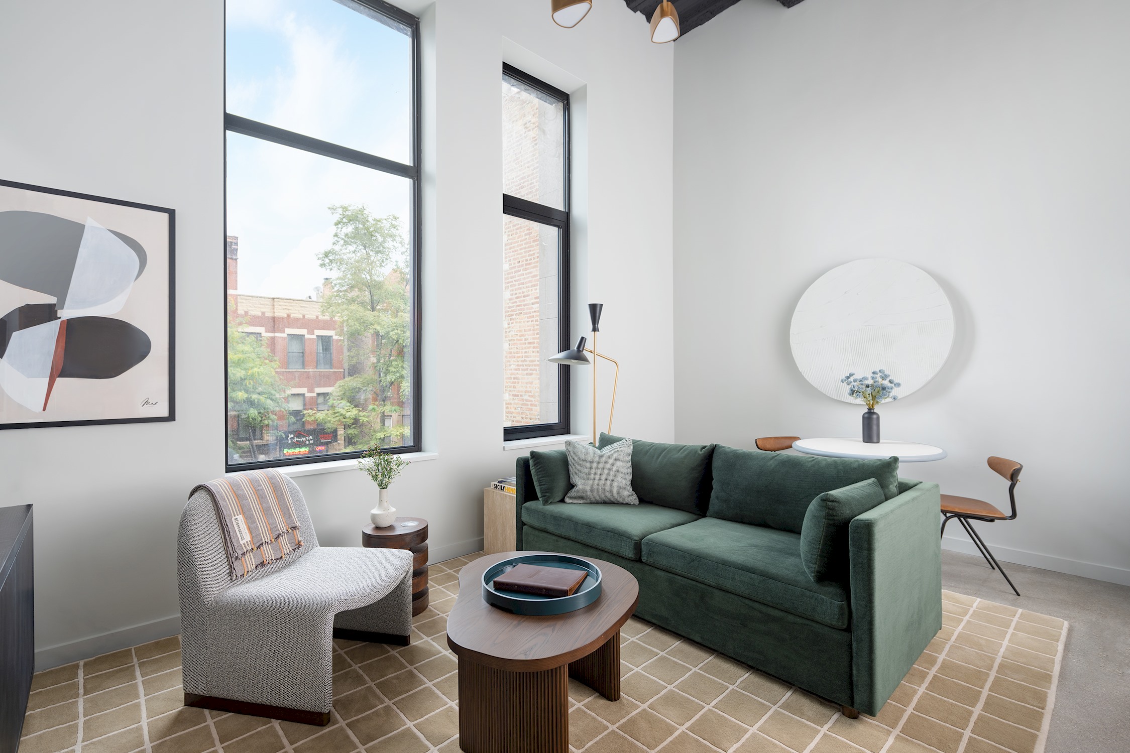 Captivating Balcony And Elegant Suite Amenities - Stylish Urban Oasis - Chicago, IL