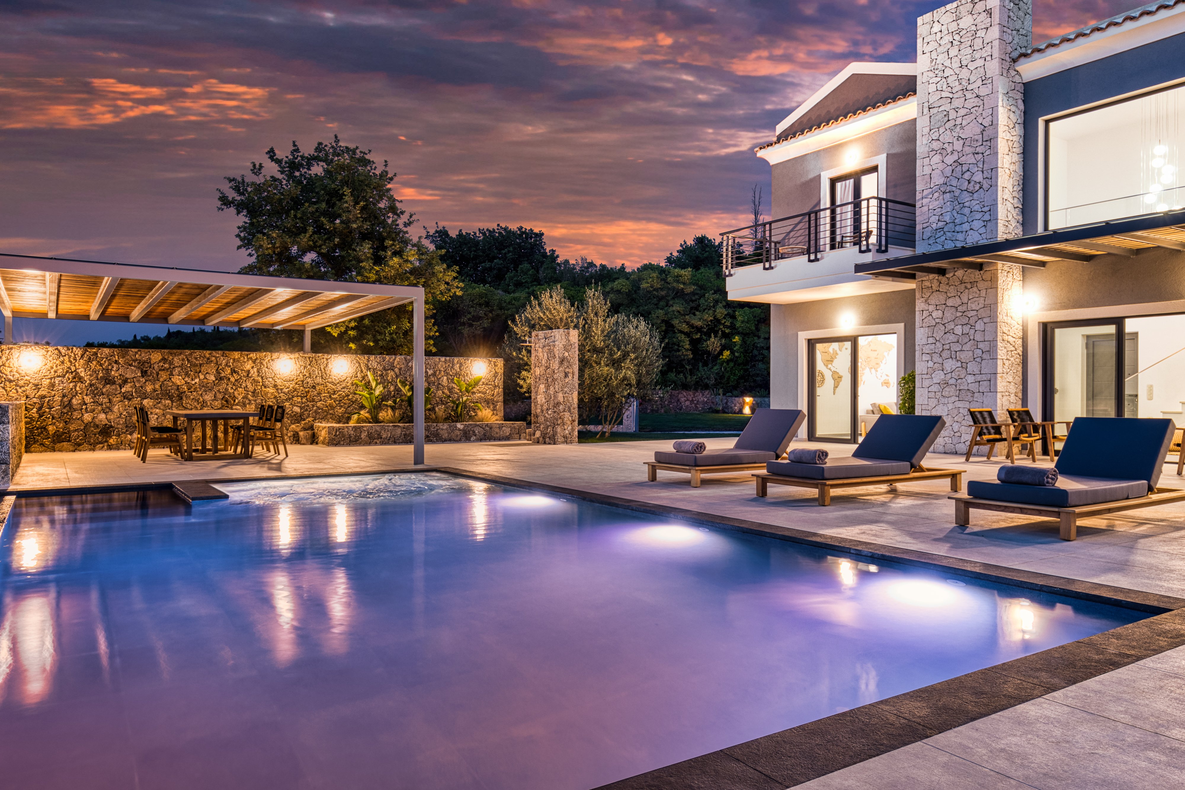 Villa Sunset Bliss| private pool – country views