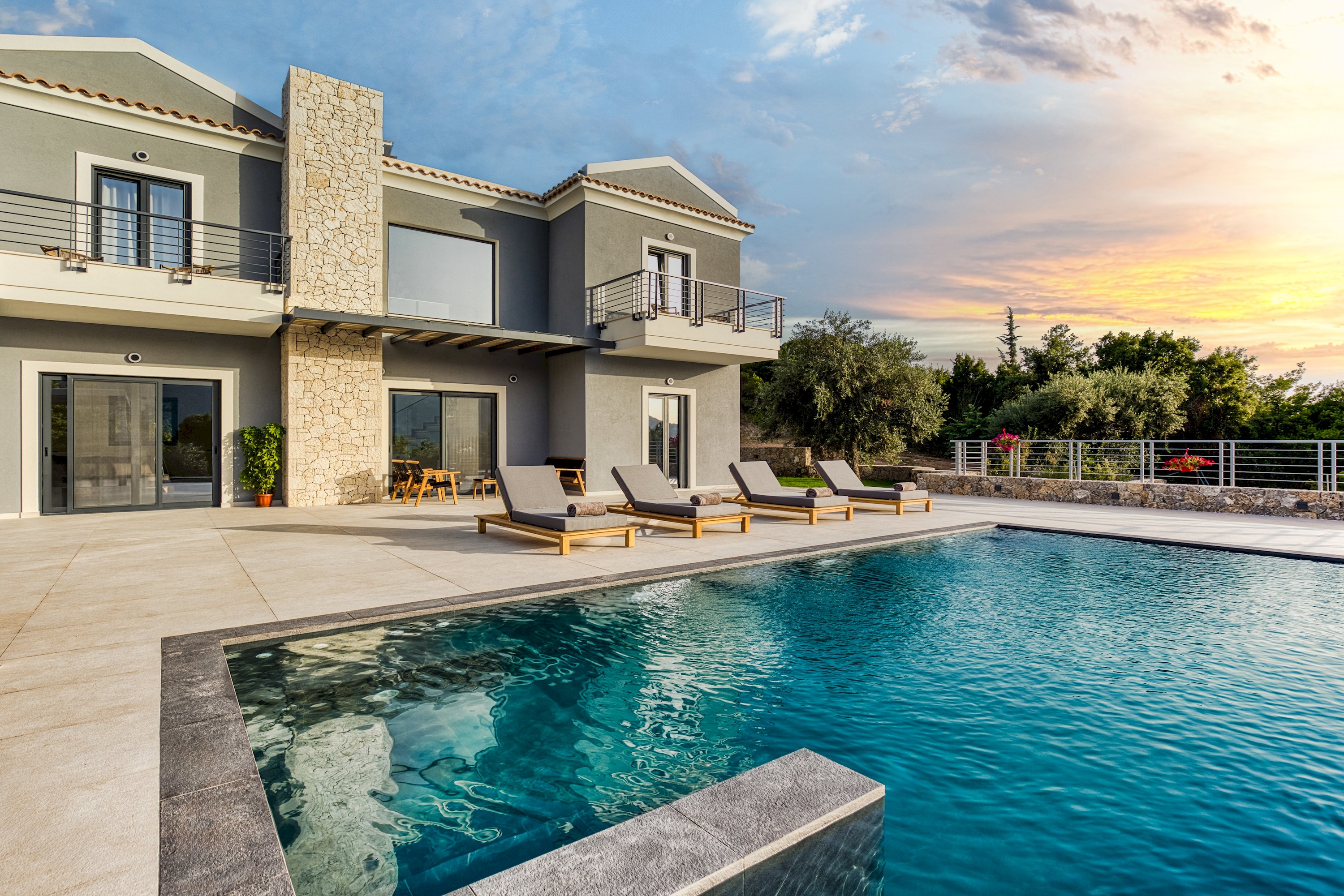 Villa Sunset Bliss| private pool – country views