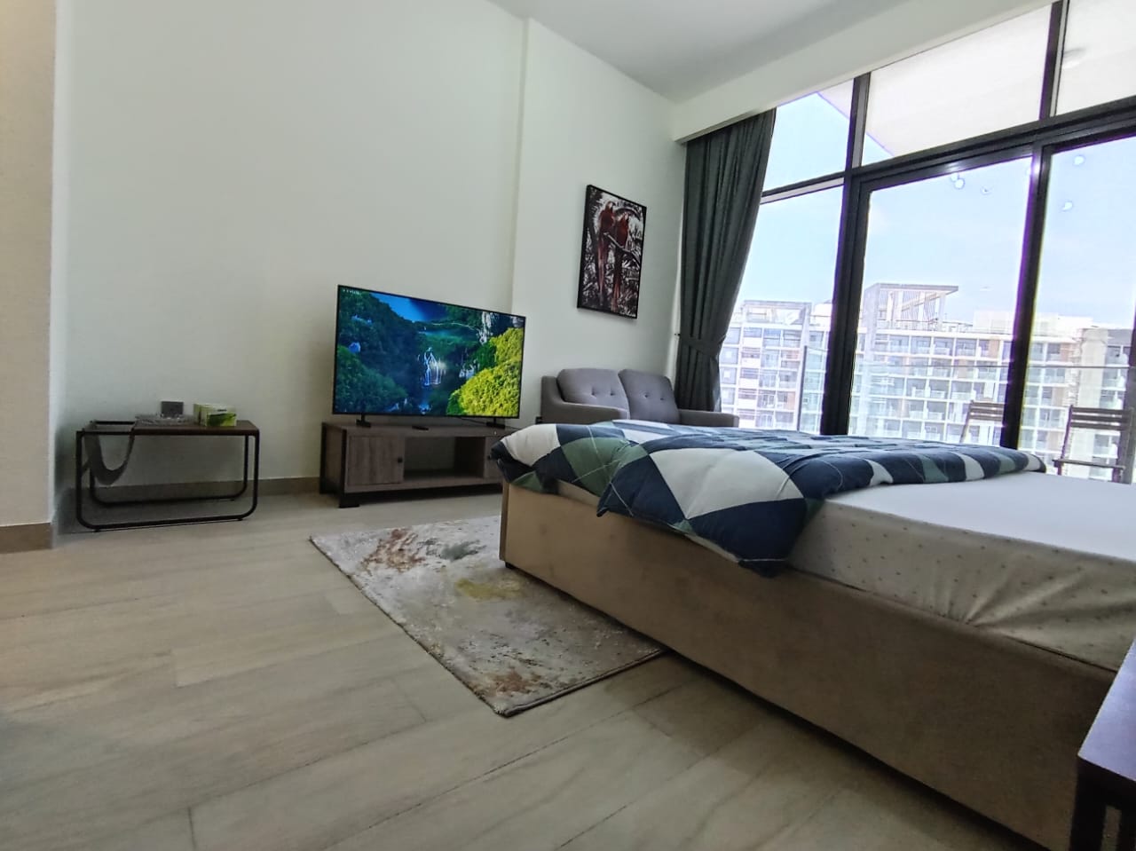 Comfy Studio with Balcony