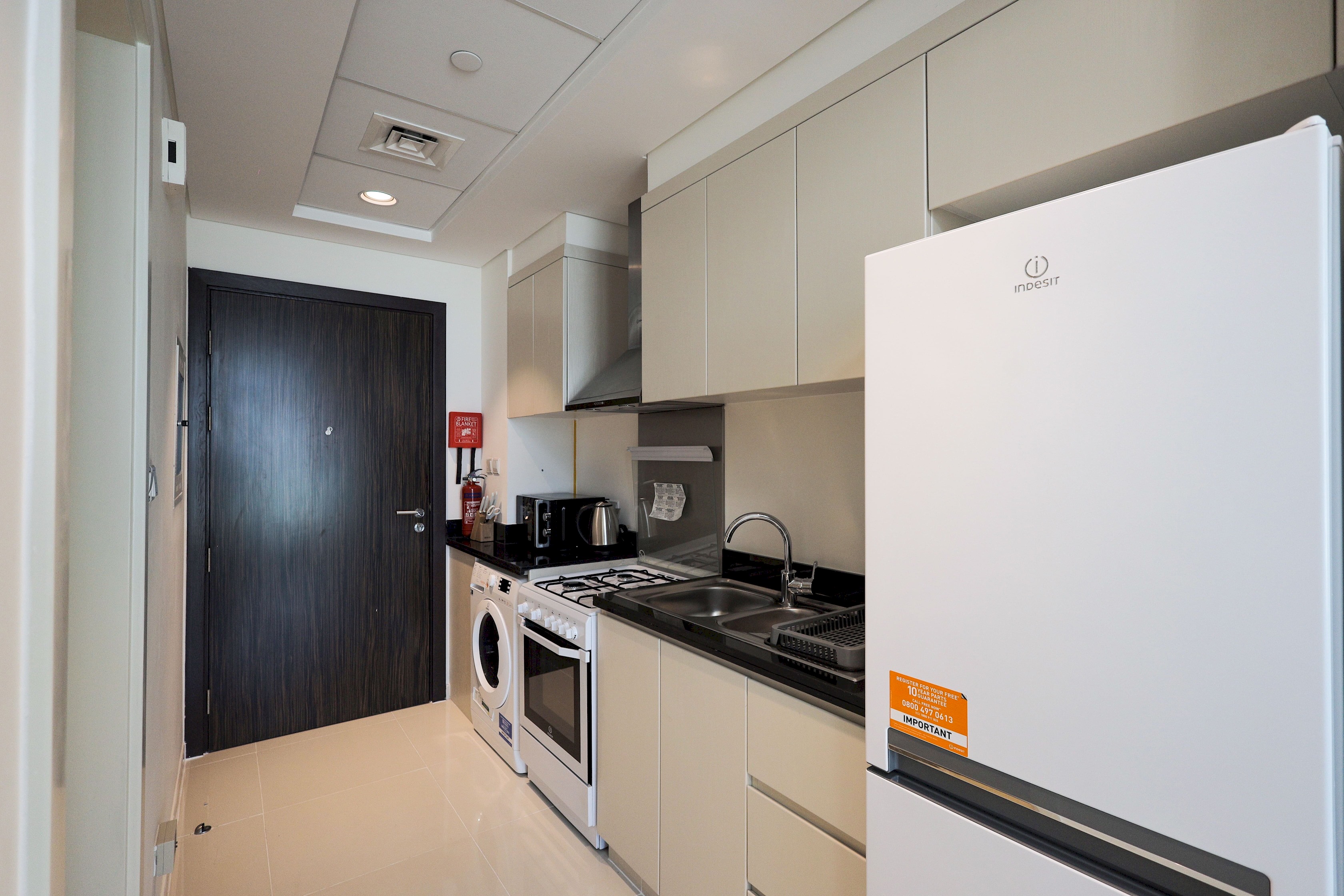 Beautiful skyline view | Studio apartment