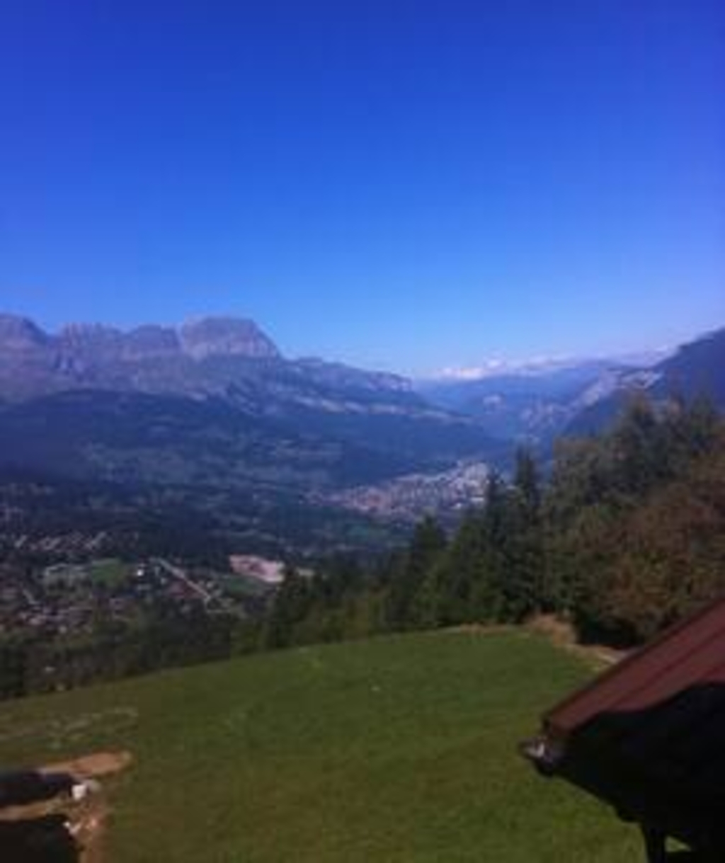 Mont Blanc view open space 2 level loft w/ balcony