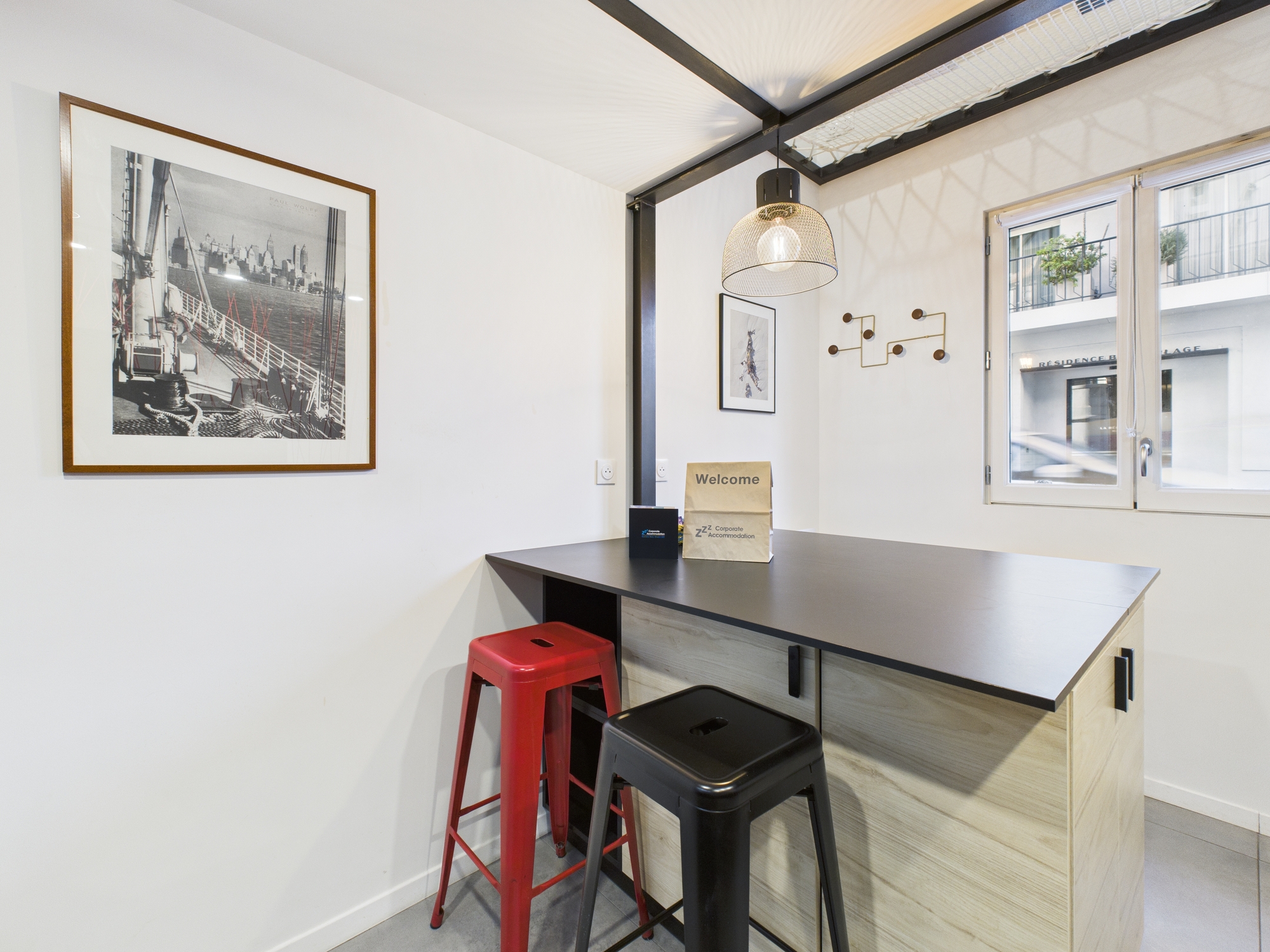 Le Chanceux fabuleux duplex en design
