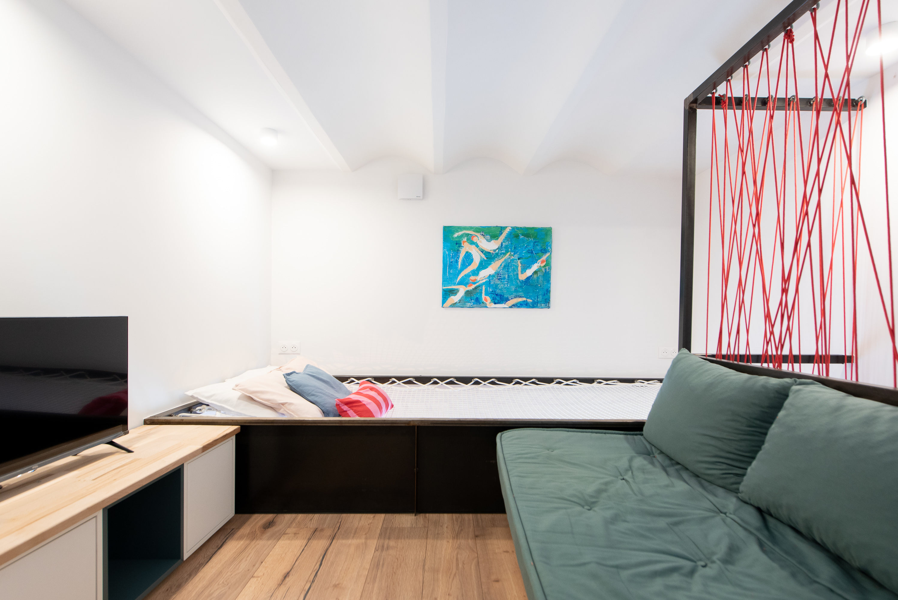 Le Chanceux fabuleux duplex en design