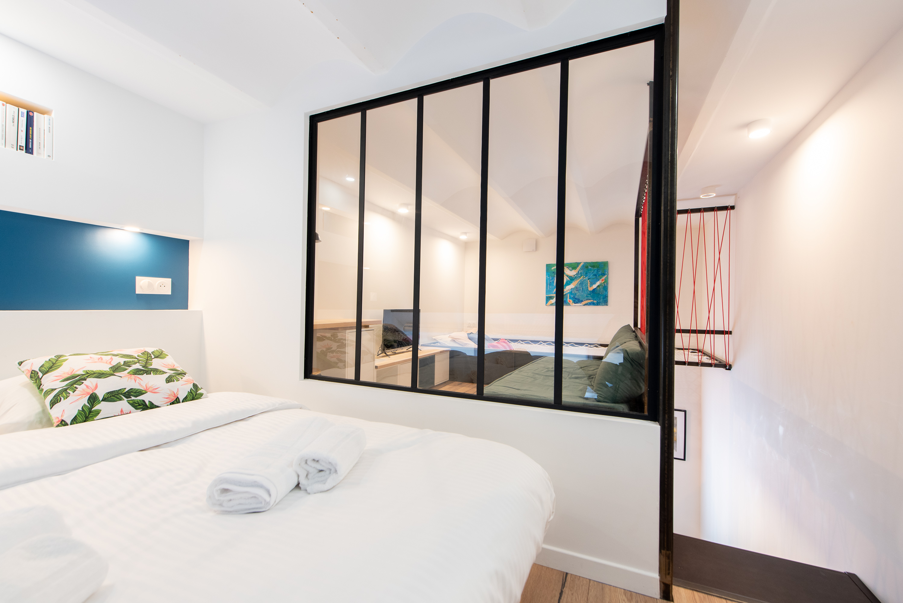 Le Chanceux fabuleux duplex en design