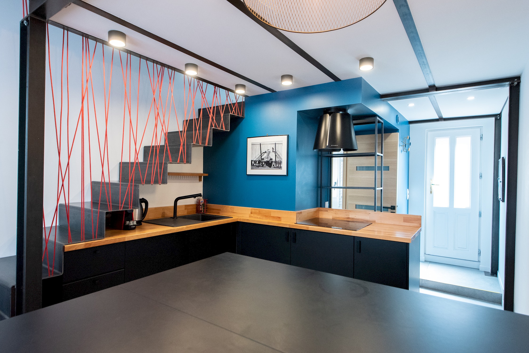 Le Chanceux fabuleux duplex en design