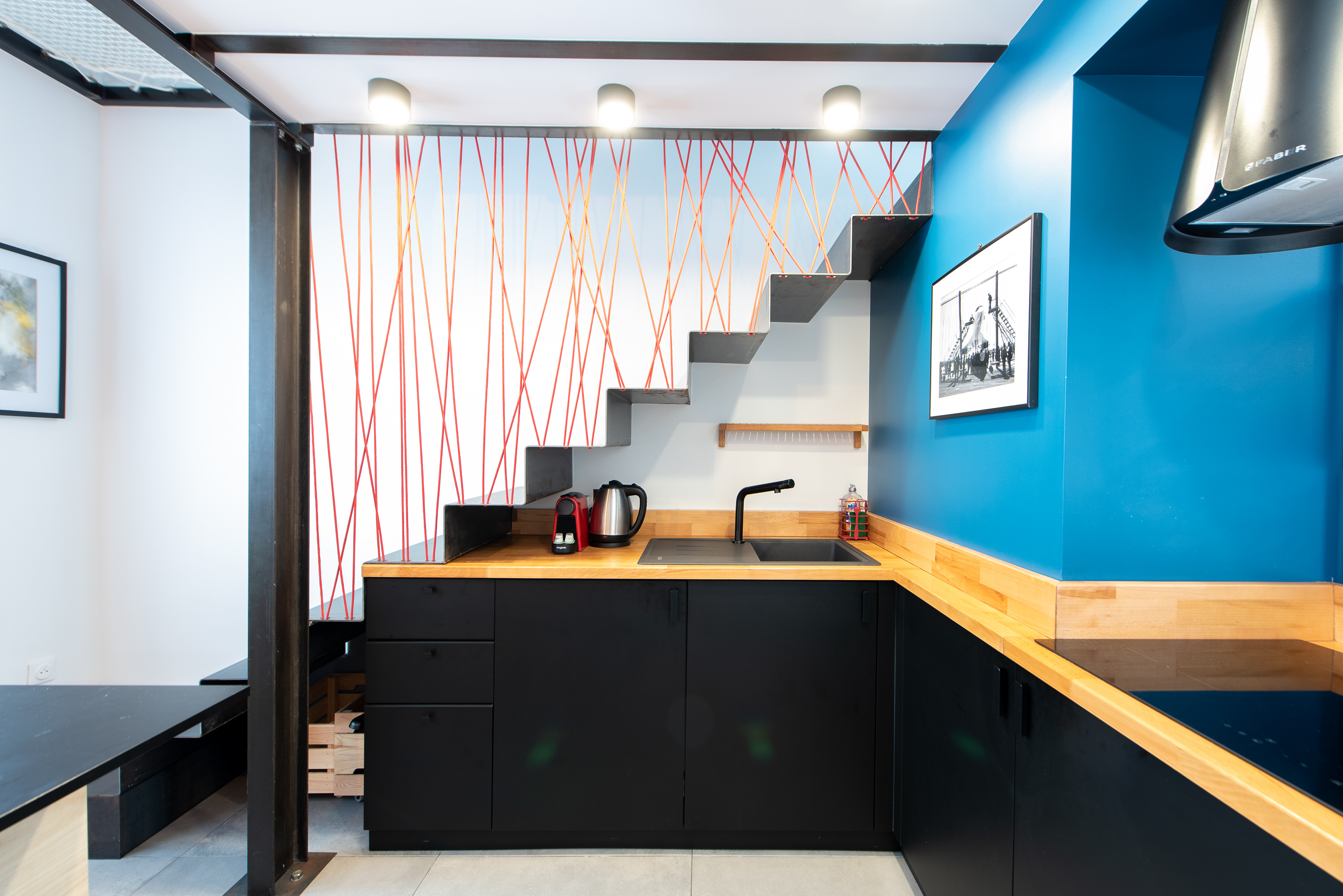 Le Chanceux fabuleux duplex en design