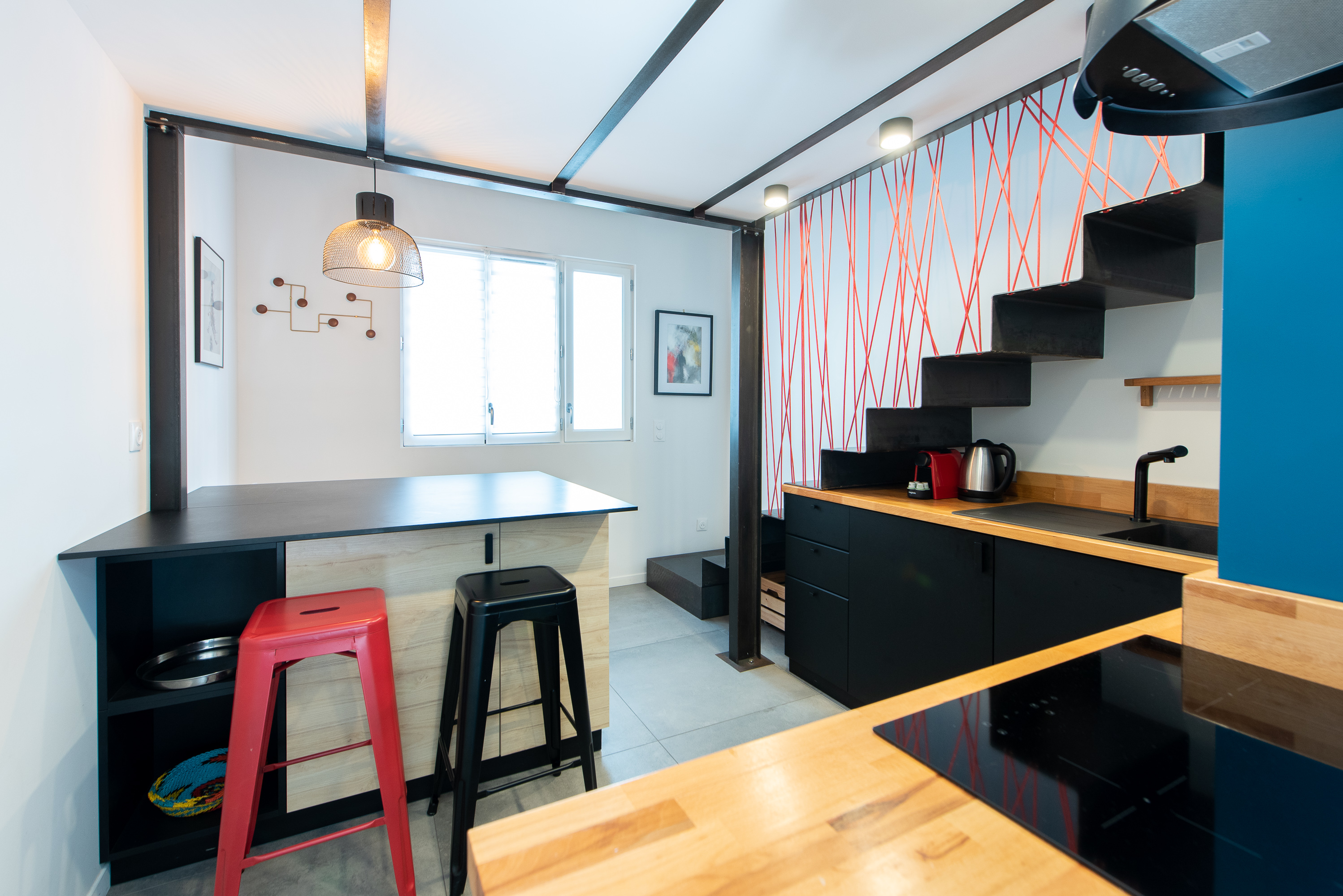 Le Chanceux fabuleux duplex en design