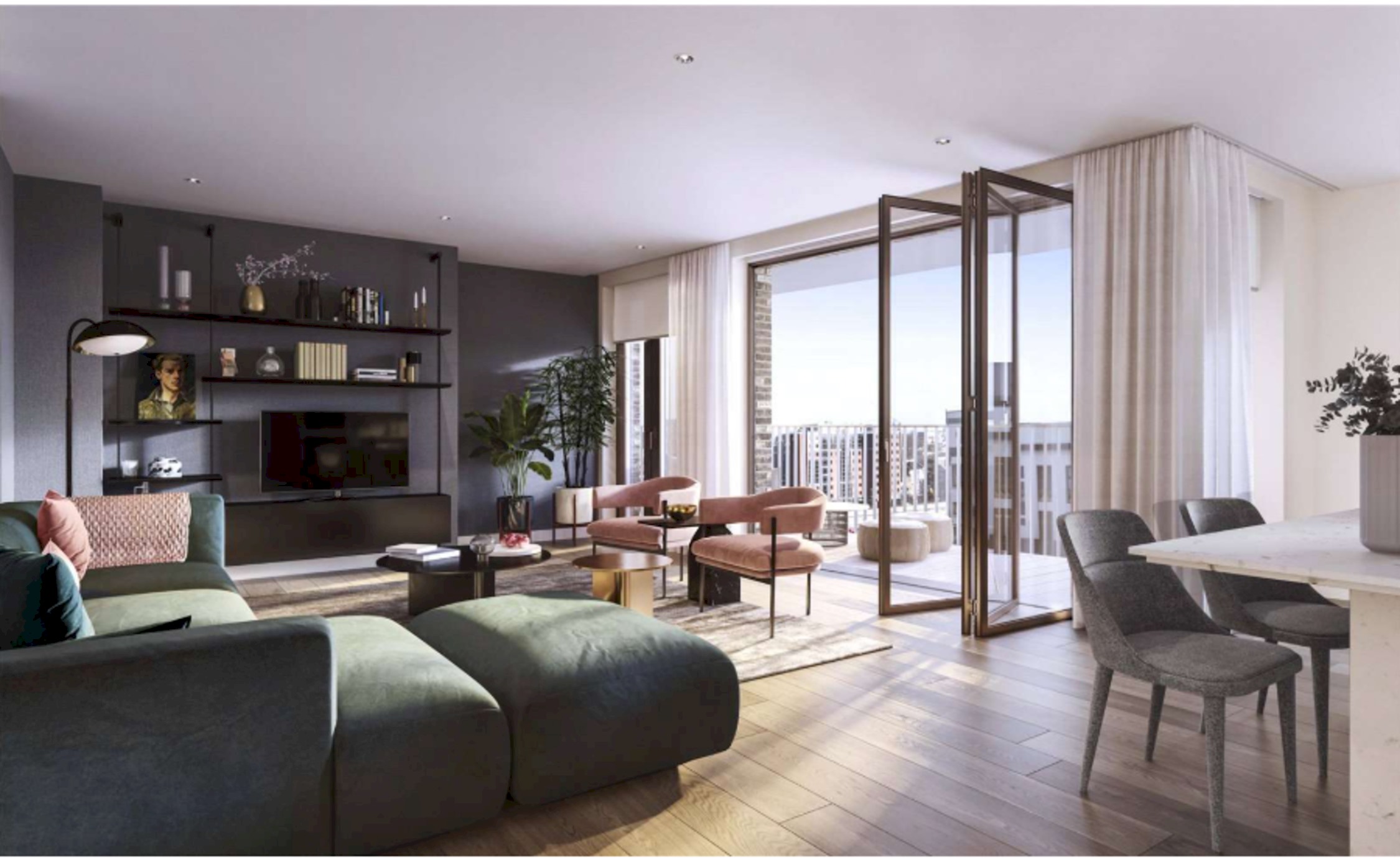 51st Floor Elegant Sunset Shores Suites in Chelsea Waterfront, Chelsea SW10 0SW - Property image 5 - VivreStays