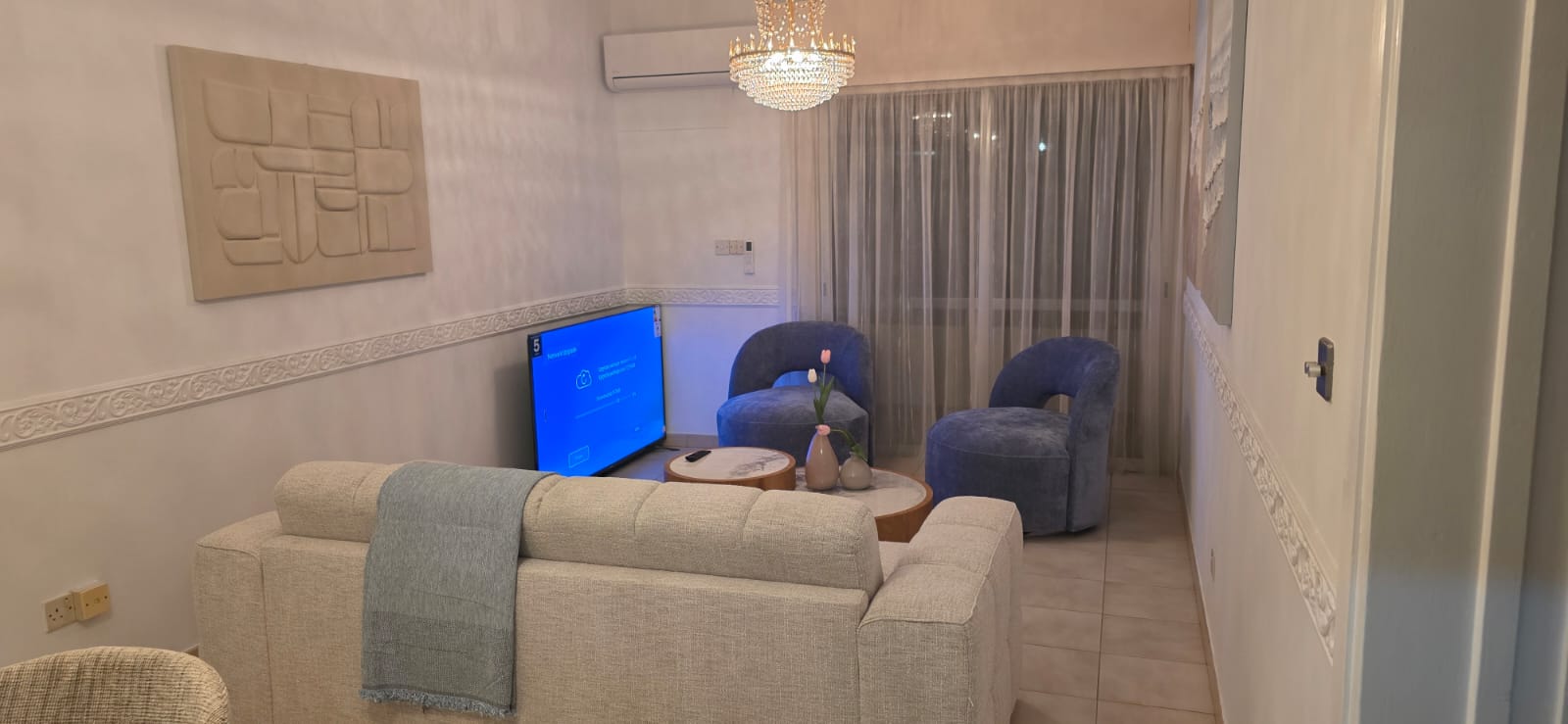 Christine Beach Complex - Balcony & Shared Pool - kitchen in Limassol, Cyprus